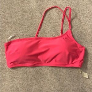 Aerie One Shoulder Bandeau Bikini Top